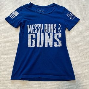 Grunt style blue t shirt